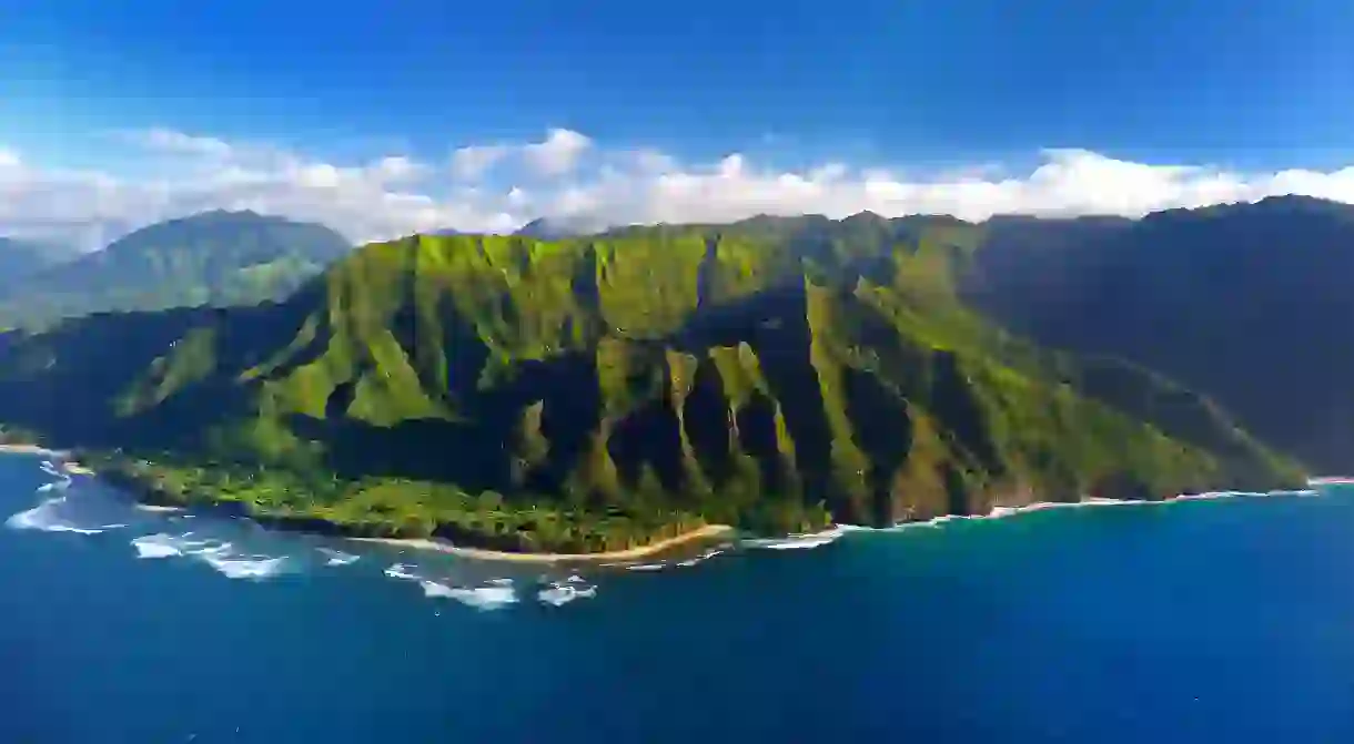 Top things to do in Hawaii include a tour of the spectacular Na Pali coast on the island of Kauai