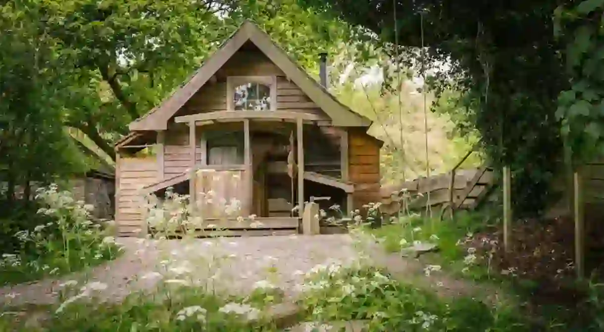 This riverside cabin in Constantine is one of the top places to stay in Cornwall