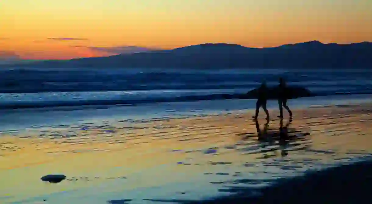 New Brighton Beach is one of the top places to surf in Christchurch