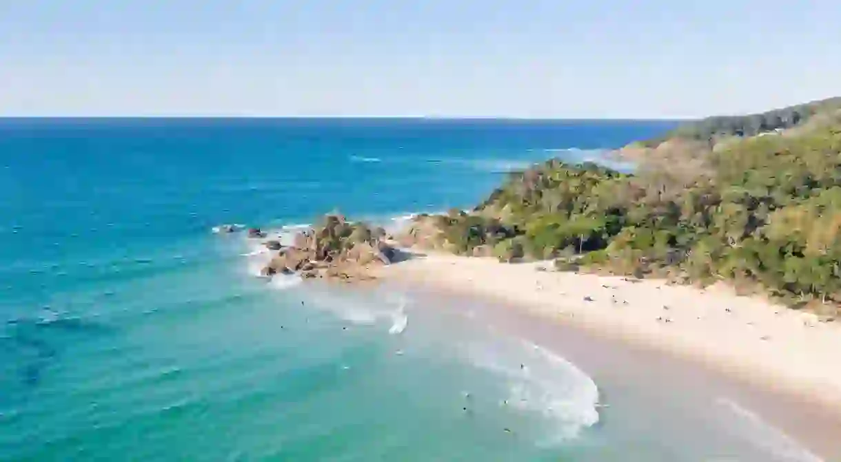 Byron Bays laid-back feel and surf-friendly beaches make it a popular stop for backpackers