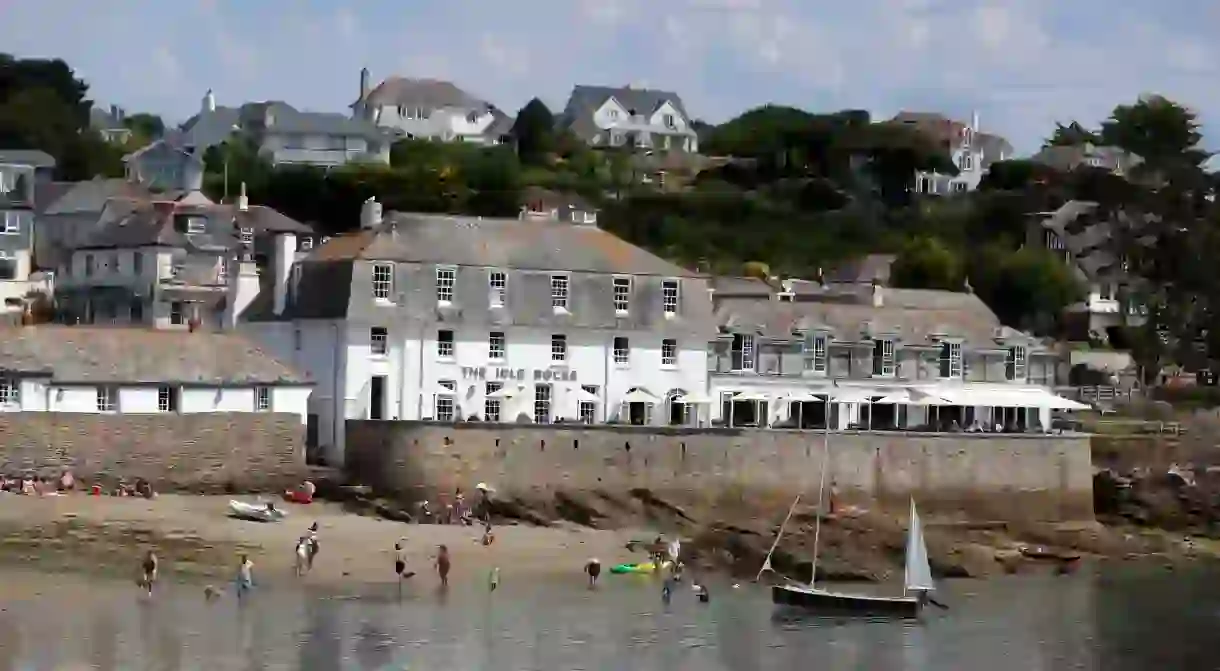 St Mawes in south Cornwall is the perfect option for a weekend at the seaside, and you can dine in style at the Idle Rocks hotel