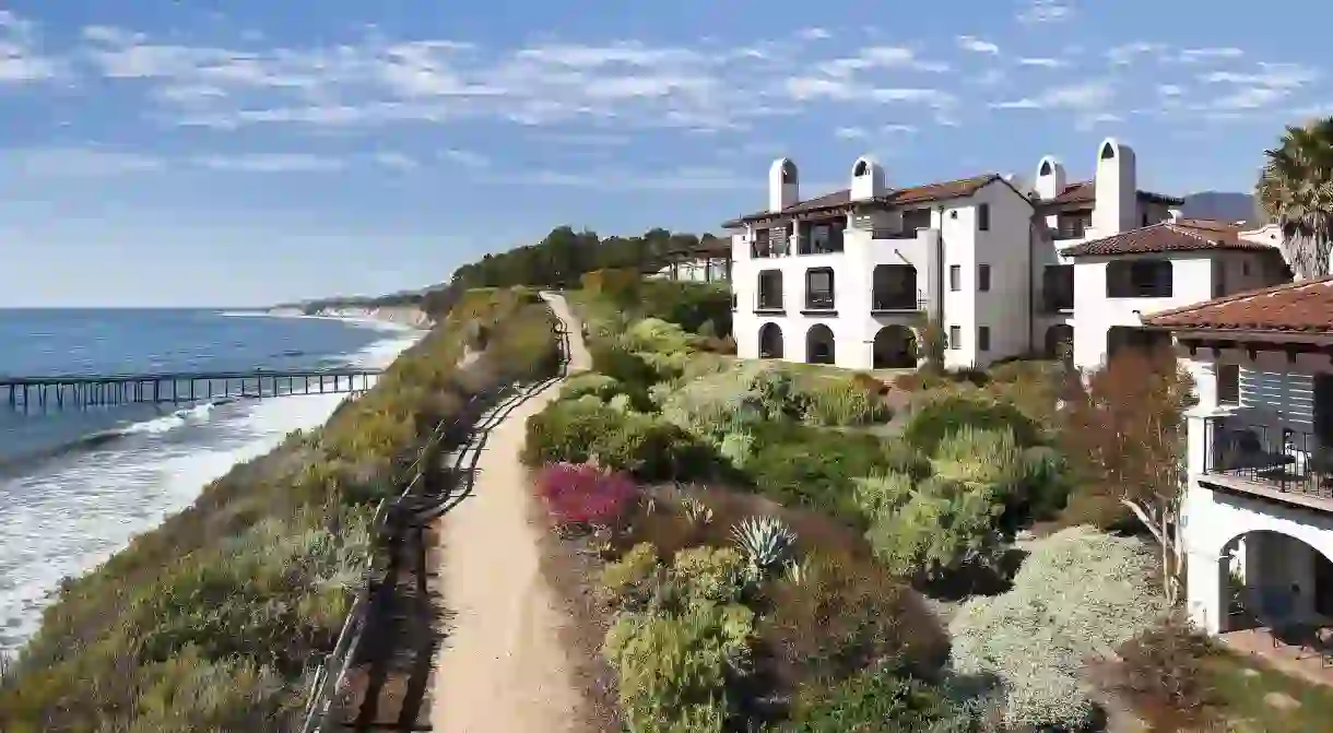 The Ritz-Carlton Bacara sits right on the bluff overlooking the ocean