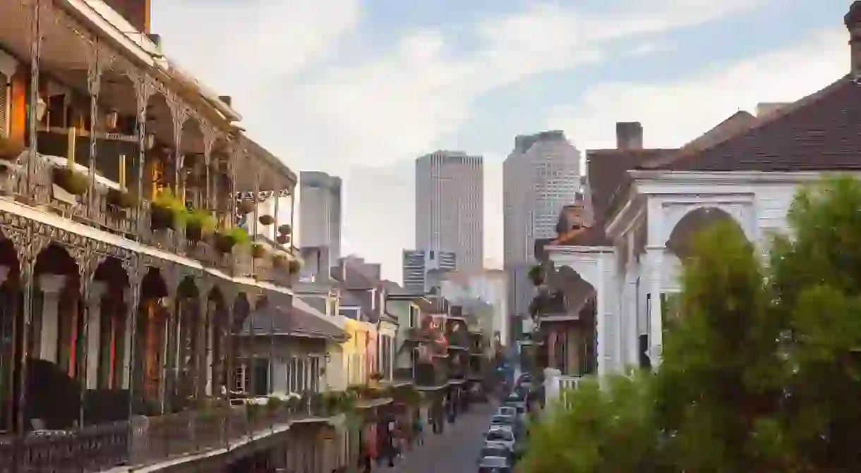 Get a flavor of New Orleans with a stroll through the unique French Quarter bursting with live music and charm.