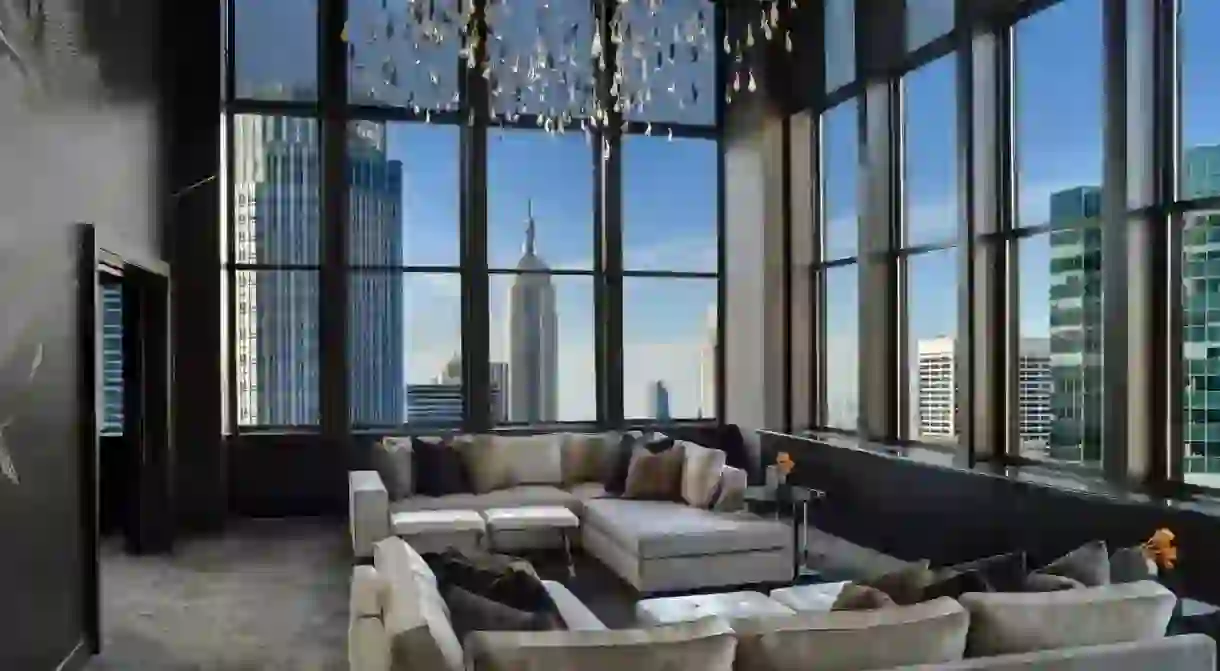 Indulge in the stunning city views at these famous NYC hotels