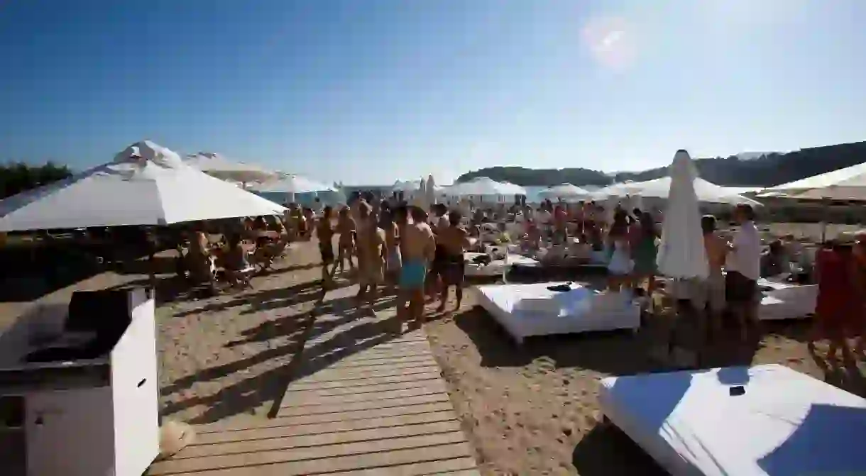 Blue Marlin is one of the top beach clubs on the island of Ibiza