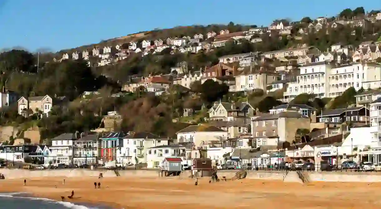 Ventnor Beach is just one of the sandy seafronts you can enjoy when spending the weekend in a stylish hotel on the Isle of Wight