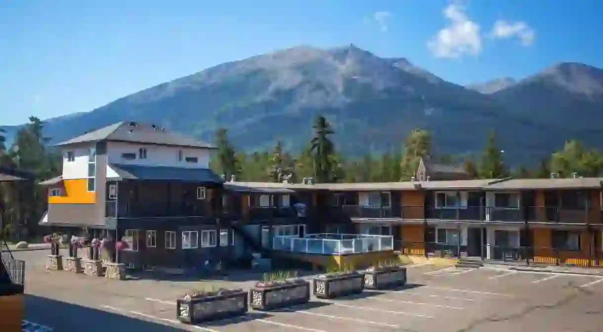 Wake up to breathtaking views at the Mount Robson Inn in Jasper