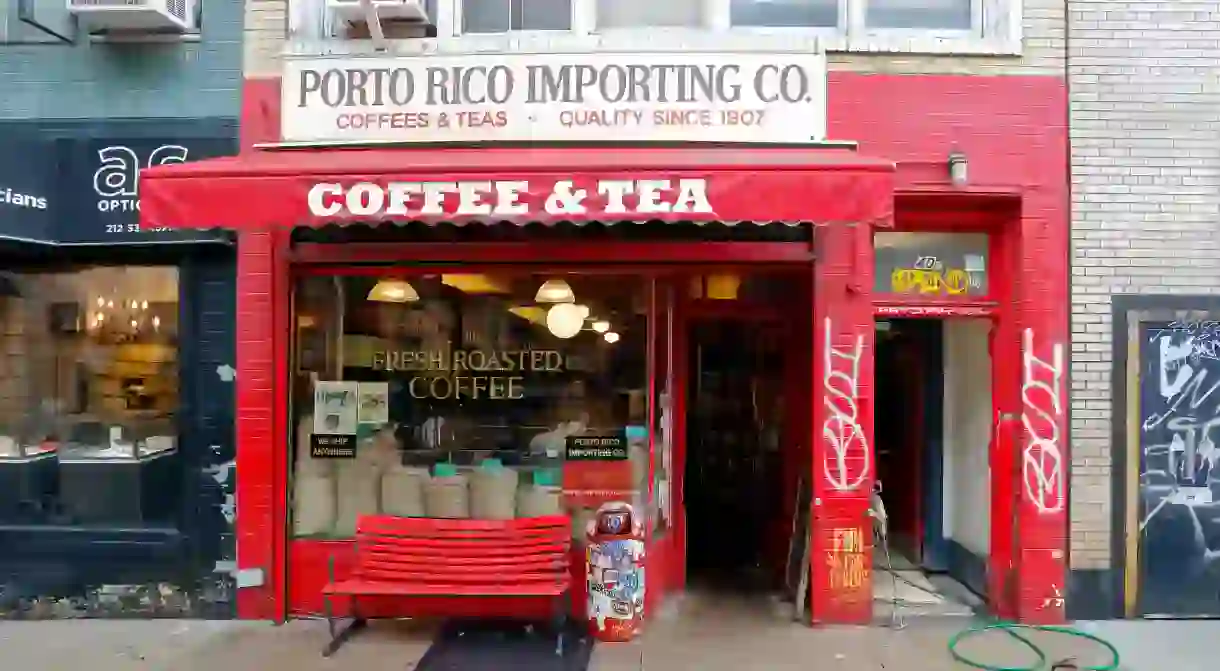 The family-owned Porto Rico Importing Co is one of the top coffee shops in the East Village