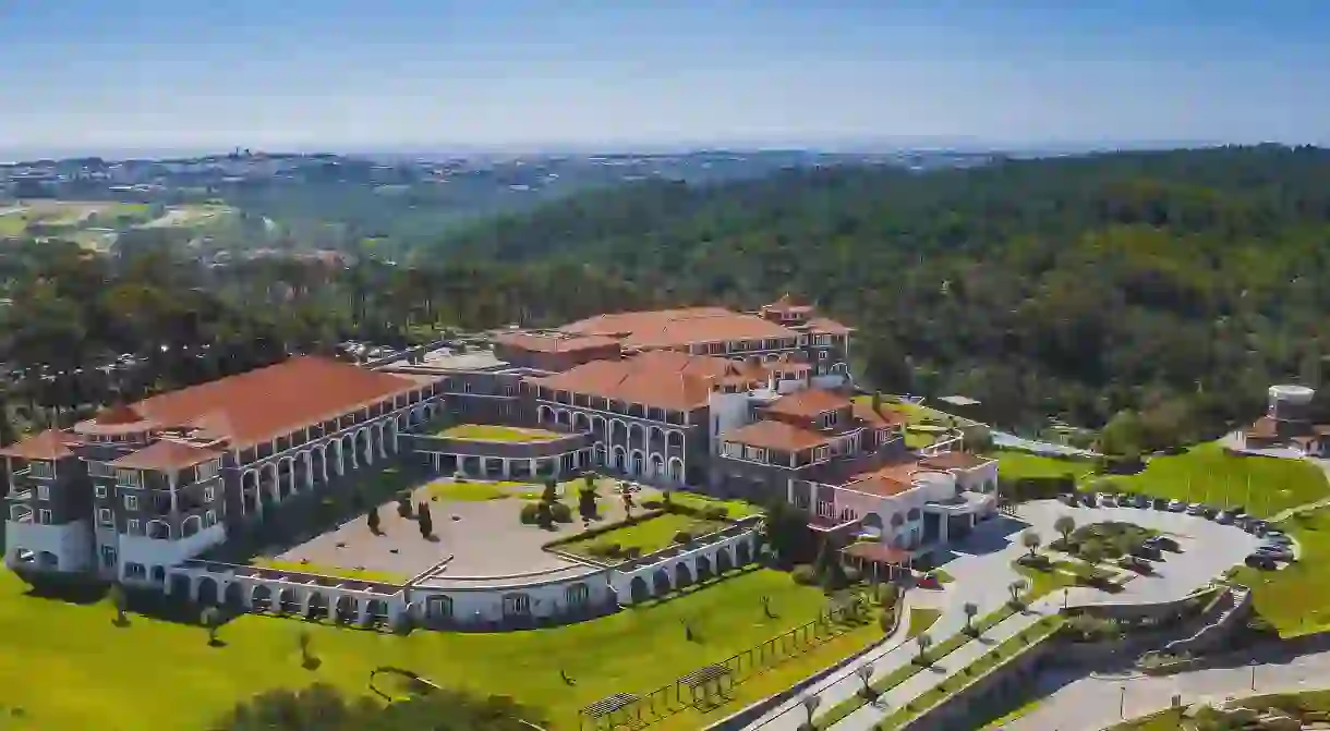 The Penha Longa Resort offers a family-friendly stay in a mountain setting near Sintra, Portugal