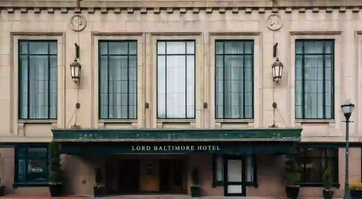 The Lord Baltimore Hotel, in Baltimore, Maryland