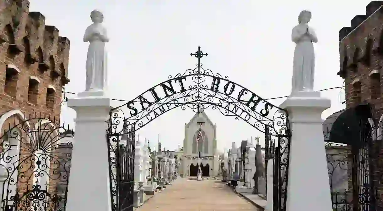 The Saint Roch cemetery, in New Orleans, makes for a chilling visit