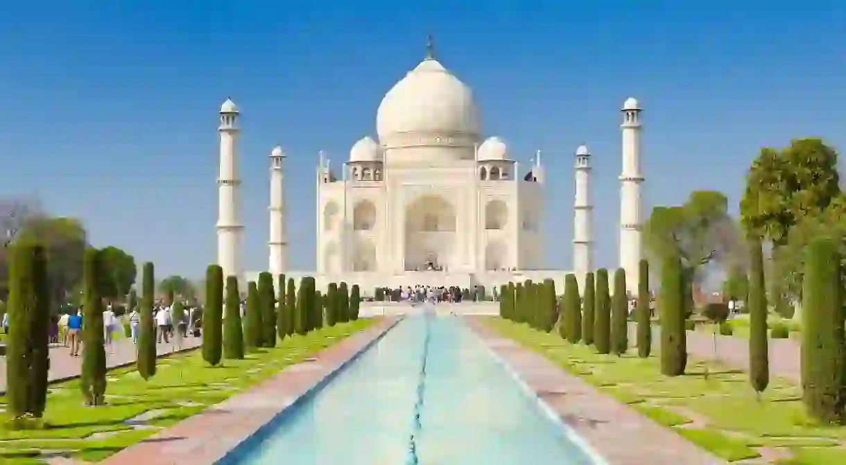 The Taj Mahal in Agra is a world-famous wonder