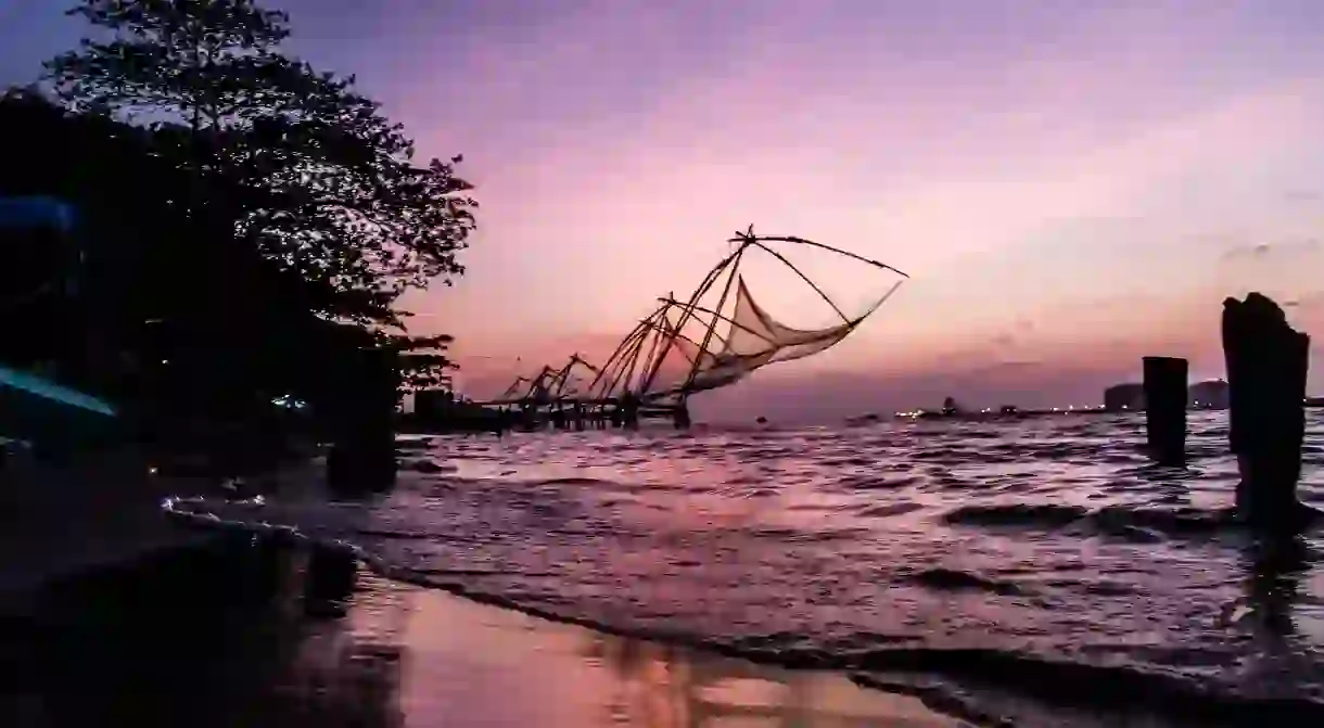 The traditional Chinese fishing nets in Kochi are a must-see