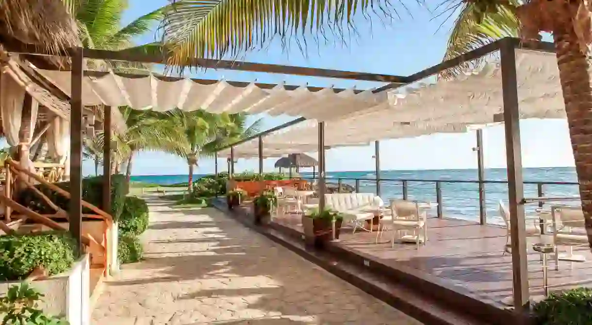 There are five restaurants at Cap Cana, including the oceanfront Blue Marlin