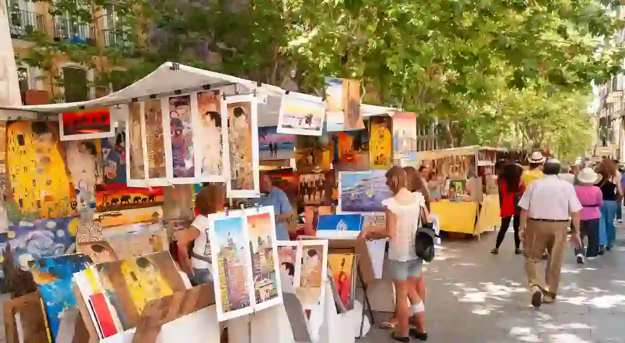 El Rastro market, Madrid, Spain