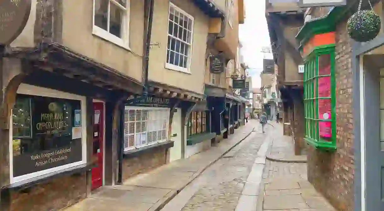 Discover plenty of historic charm on a walk down the Shambles in York