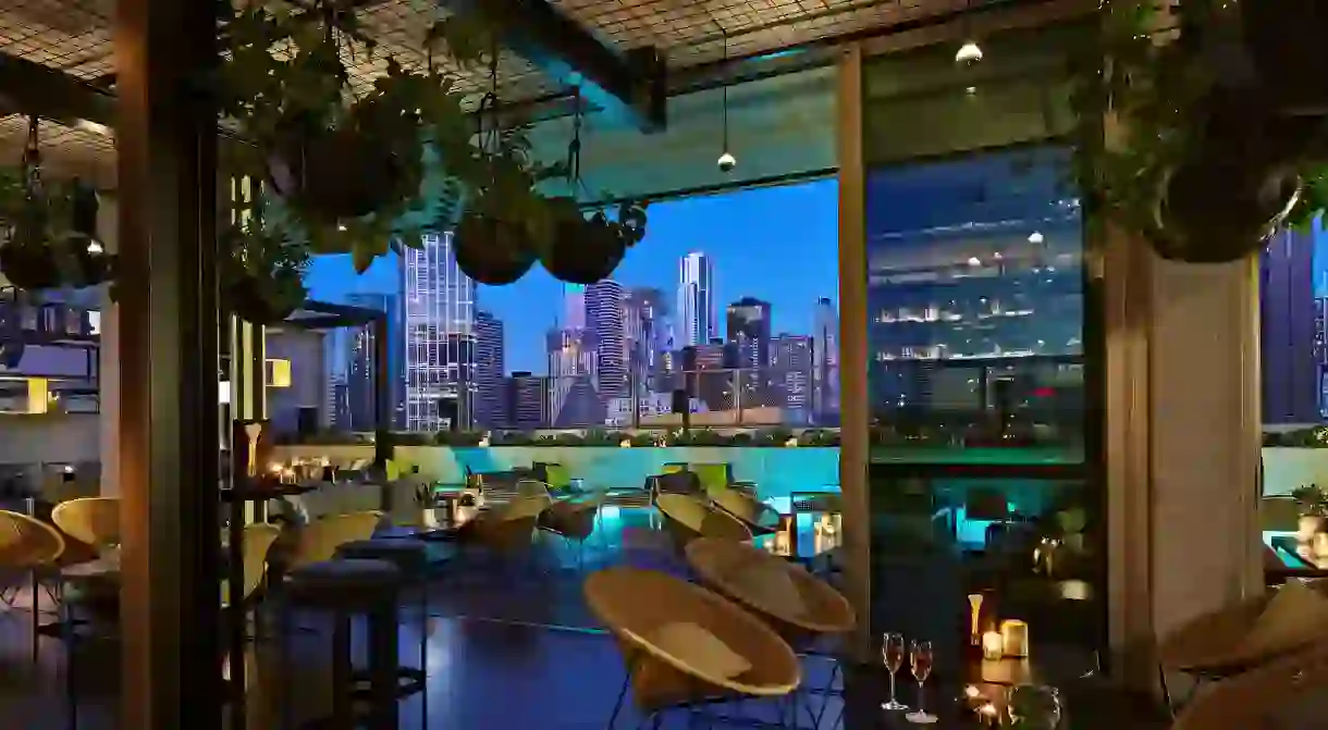 Enjoy some urban luxury at the QT Melbourne, home to one of the city’s best rooftop bars