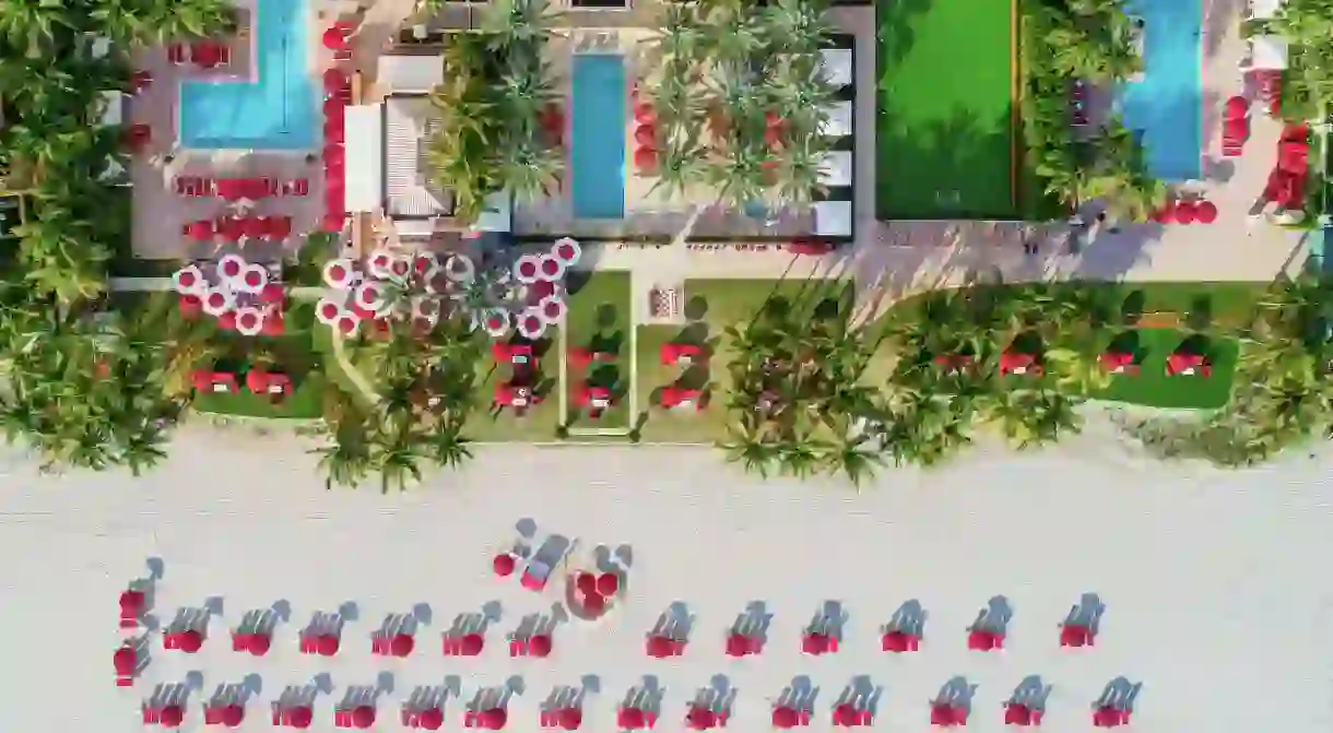 Acqualina Resort and Spa is just a few sandy steps away from the ocean