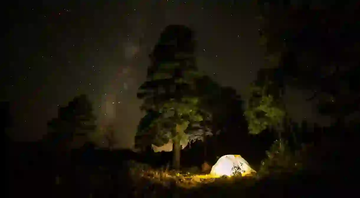 Camping in Maine provides the perfect opportunity to stargaze