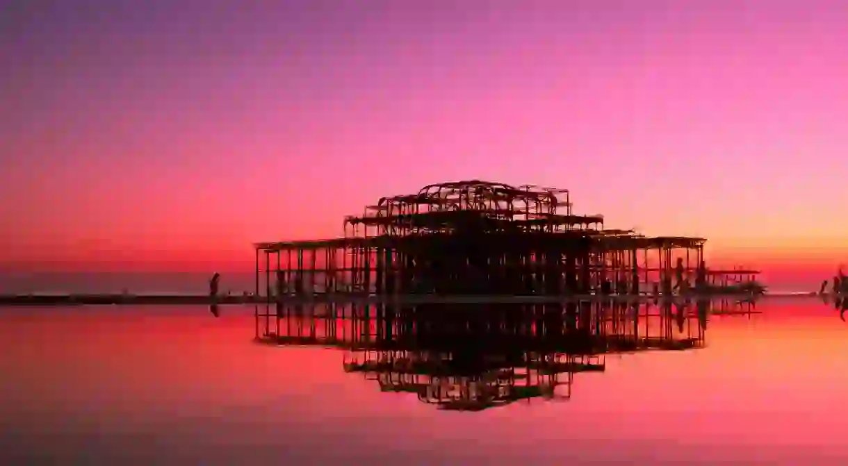 Most hotels in the seaside town of Brighton feature bay windows and balconies, perfect for admiring the view