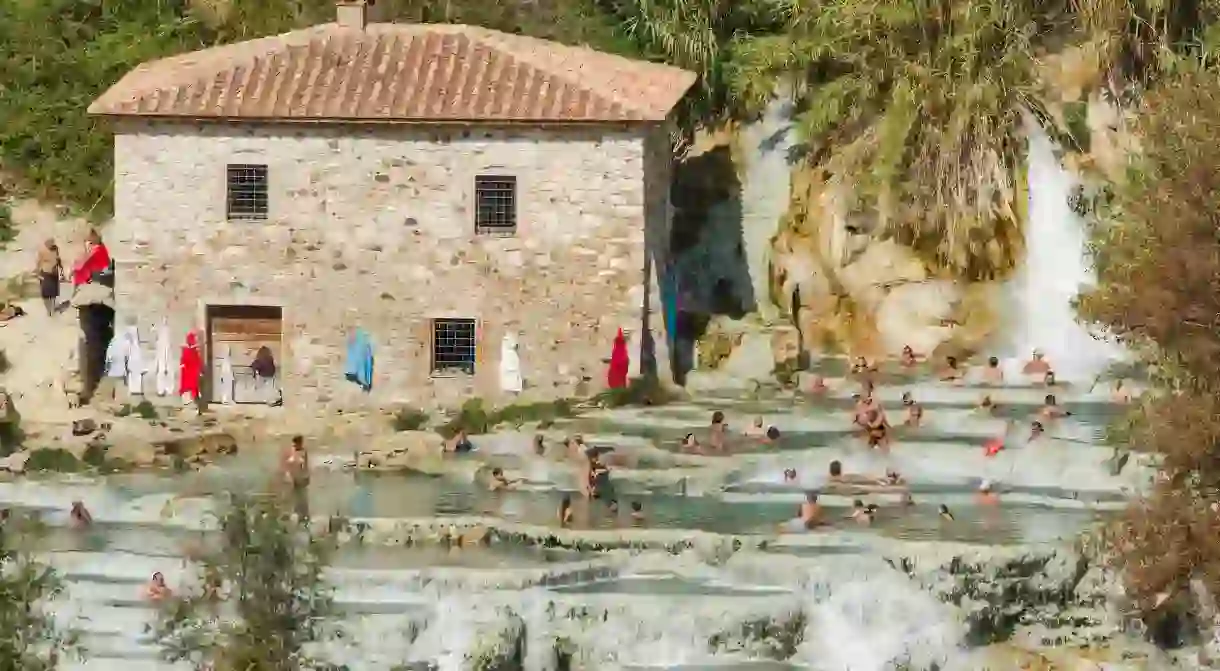 Cascate del Mulino (Mill waterfalls), Saturnia, Tuscany, Italy