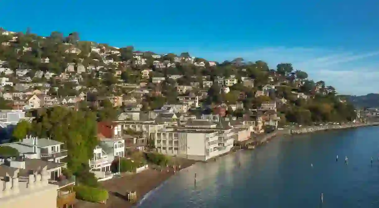 Just north of San Francisco in Marin County, Sausalito is a charming community with hotels to match