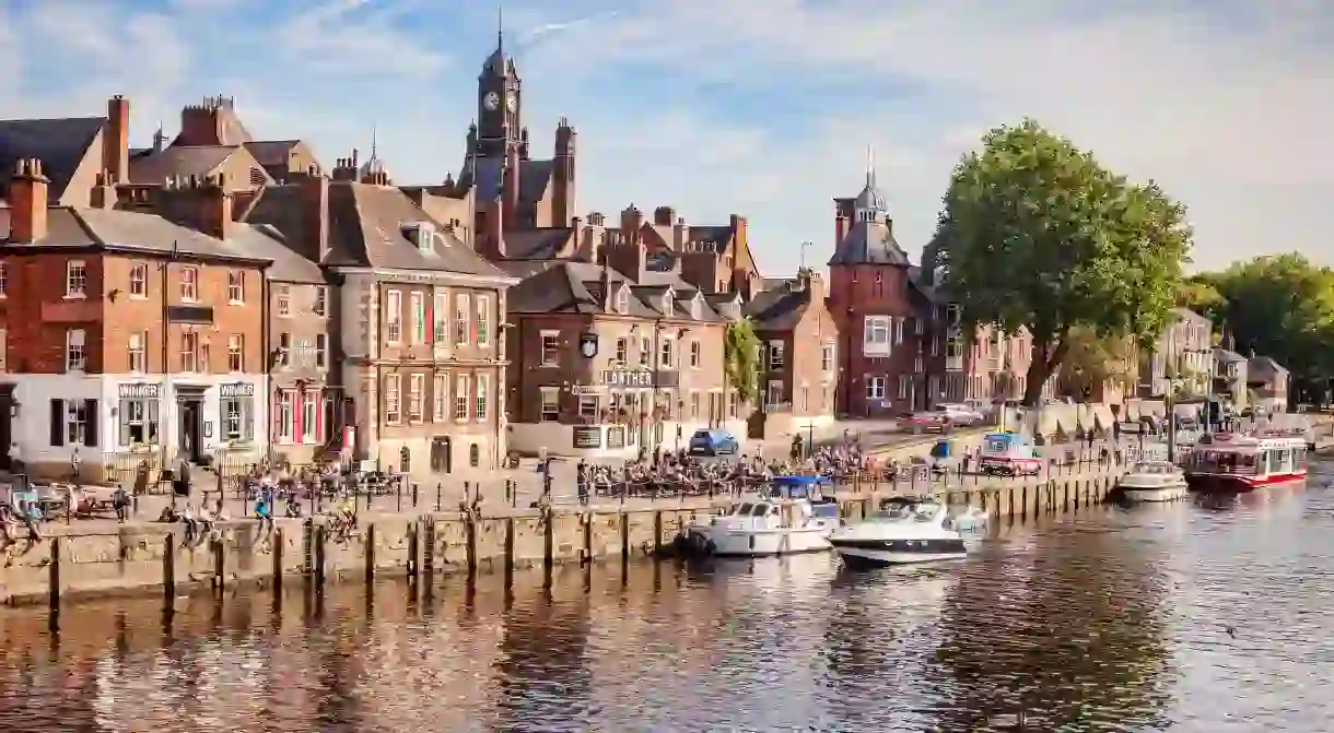 Enjoy the afternoon sunshine along the River Ouse in York