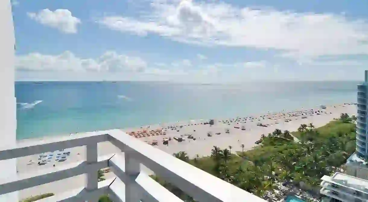 Loews Miami Beach Hotel offers up incredible views from its balconies