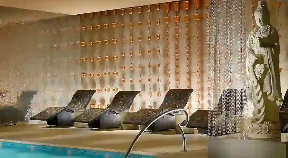 The spa at the Encore is every bit as exquisite as its prestigious location adjoining the Wynn demands