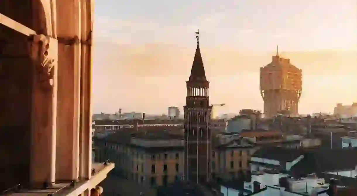 Retreat to a luxury hotel after enjoying golden hour from atop Milans iconic Duomo