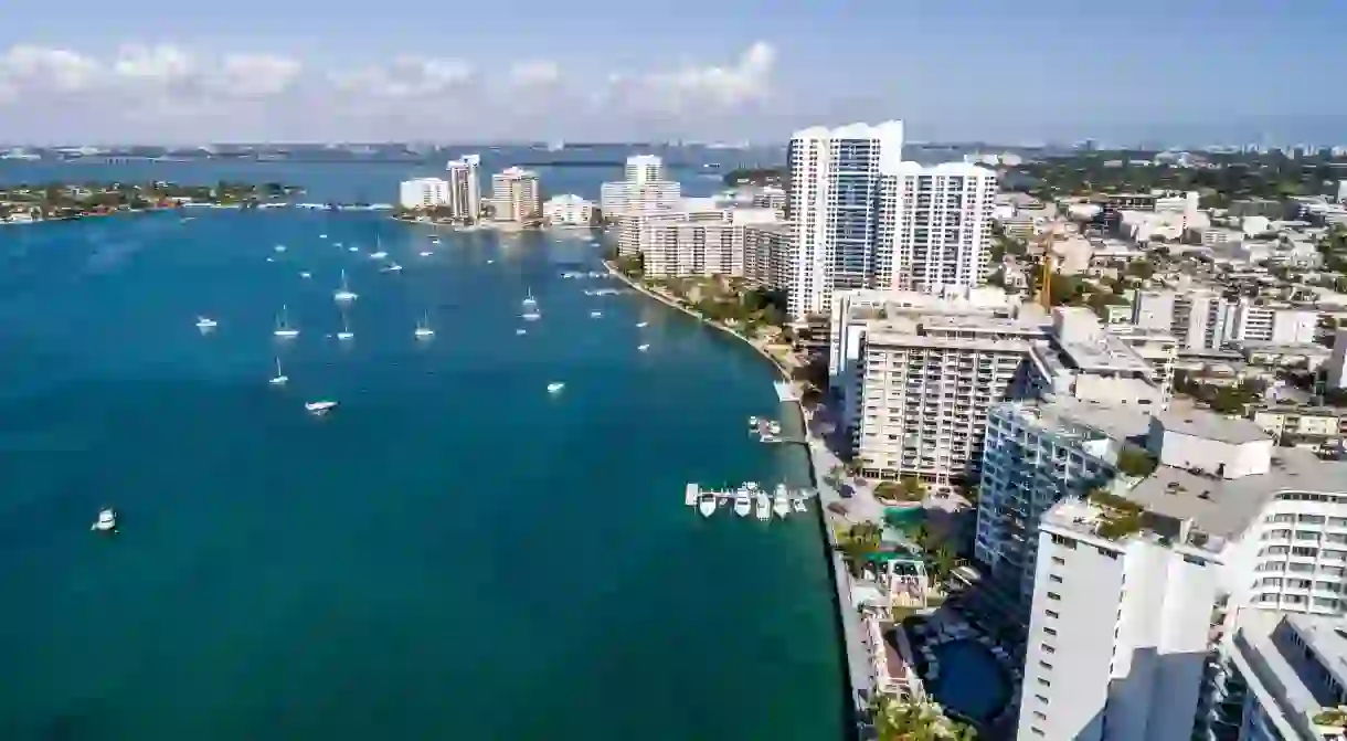 Take in the shimmering waters of Biscayne Bay from the comfort of your balcony.