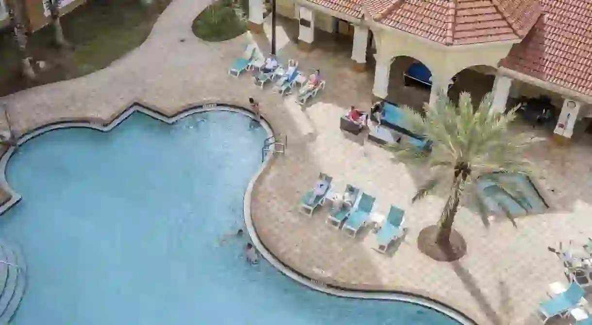 Apartments in Orlando often come with a kitchen and pool