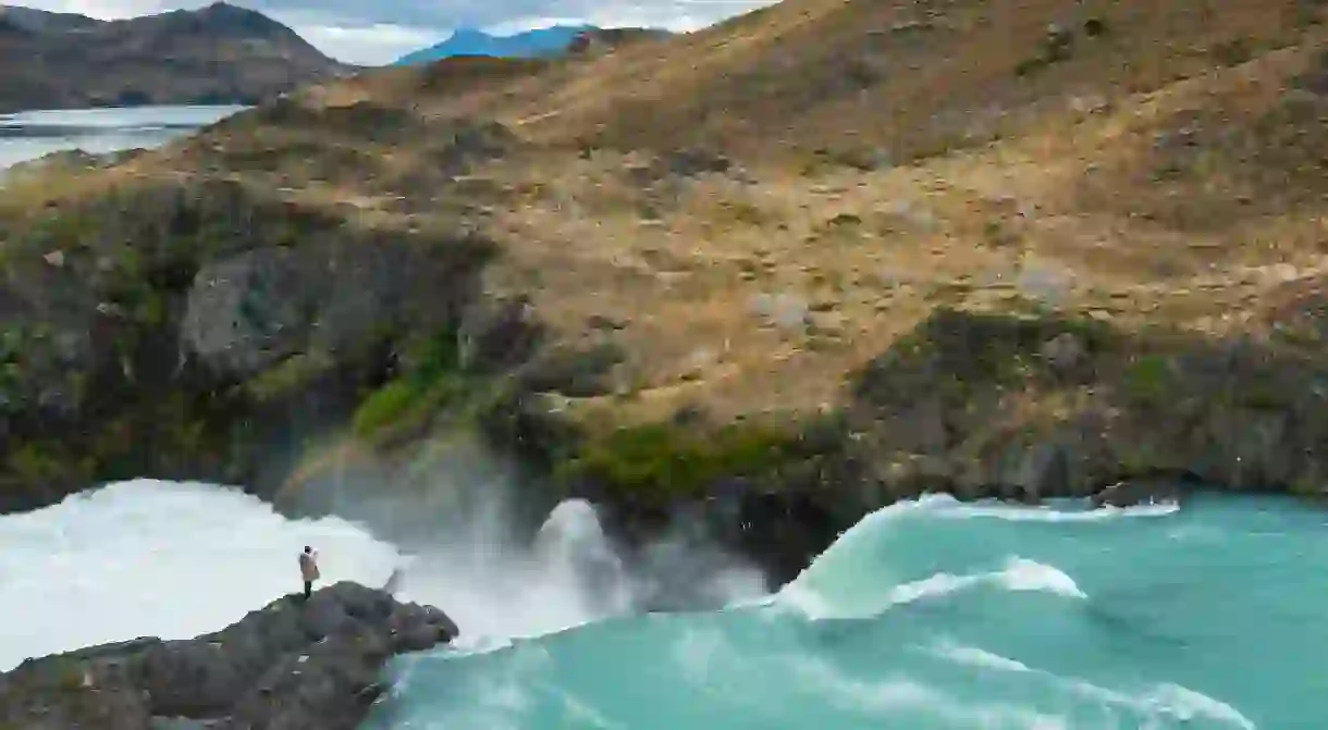 Mirador Salto Grande waterfall, Torres del Paine National Park, Chile