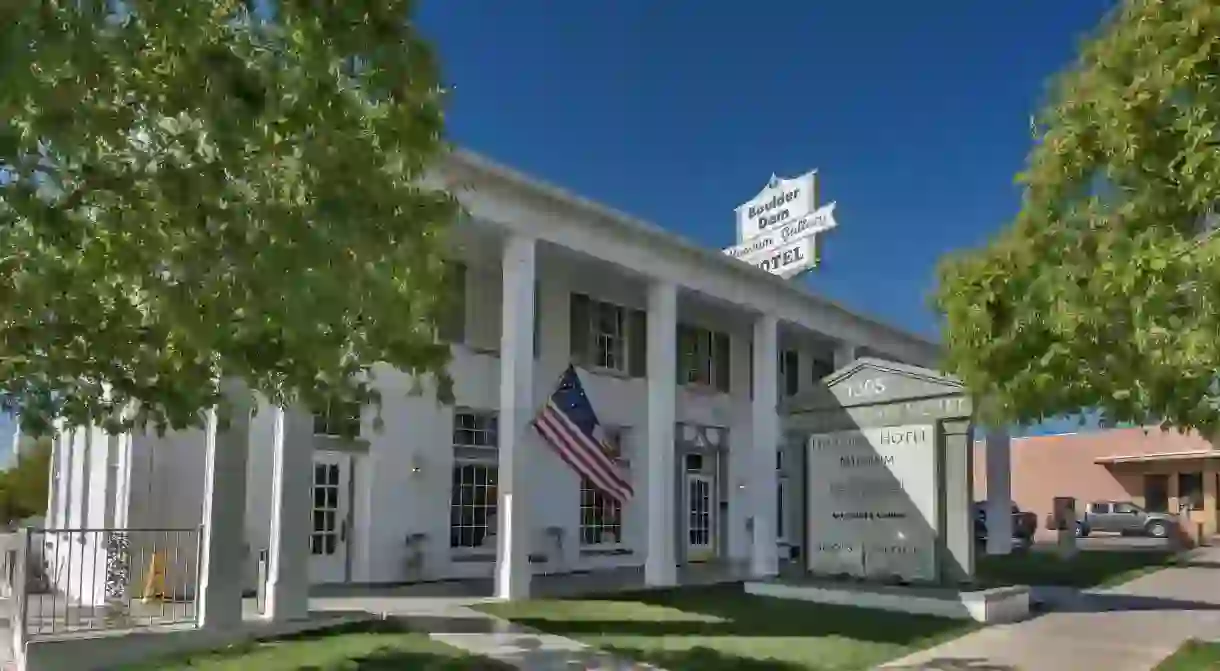 Bette Davis, Shirley Temple and Boris Karloff were among the famous residents at the Boulder Dam Hotel