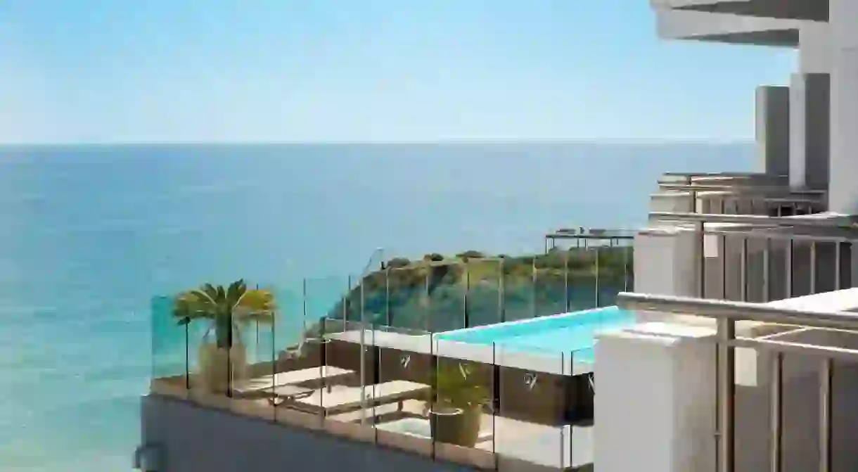 A sea view at Rocamar Exclusive Hotel & Spa in Albufeira