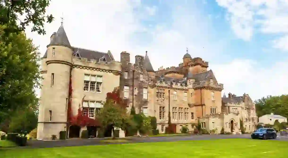 Glenapp Castle has all the trappings of a fairy-tale palace