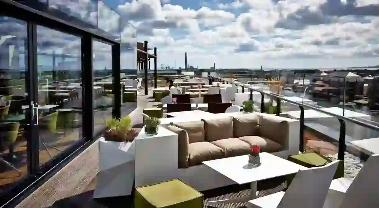 Plump for a spot on the Marker Hotel rooftop for stretching views over Dublin