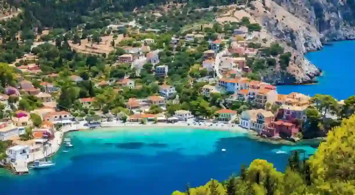 Assos village, seen from Assos Castle