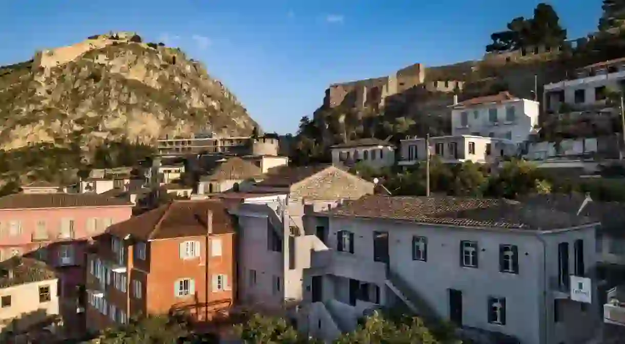 Nafplio is a tapestry of ruins, narrow laneways, medieval castles and Ottoman and Neoclassical architecture