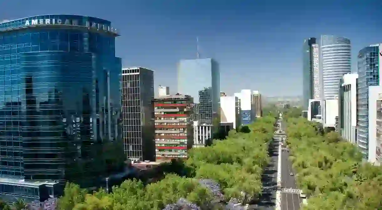 St Regis Mexico City has great views of Paseo de la Reforma