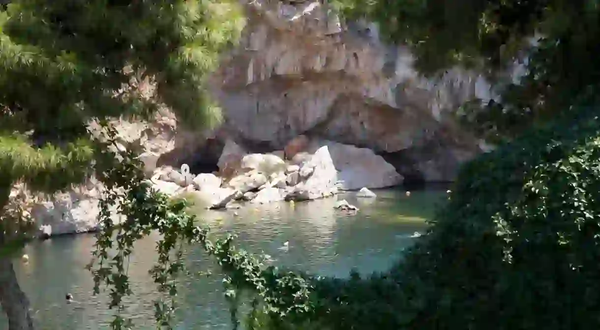 Lake Vouliagmeni, Athens, Greece