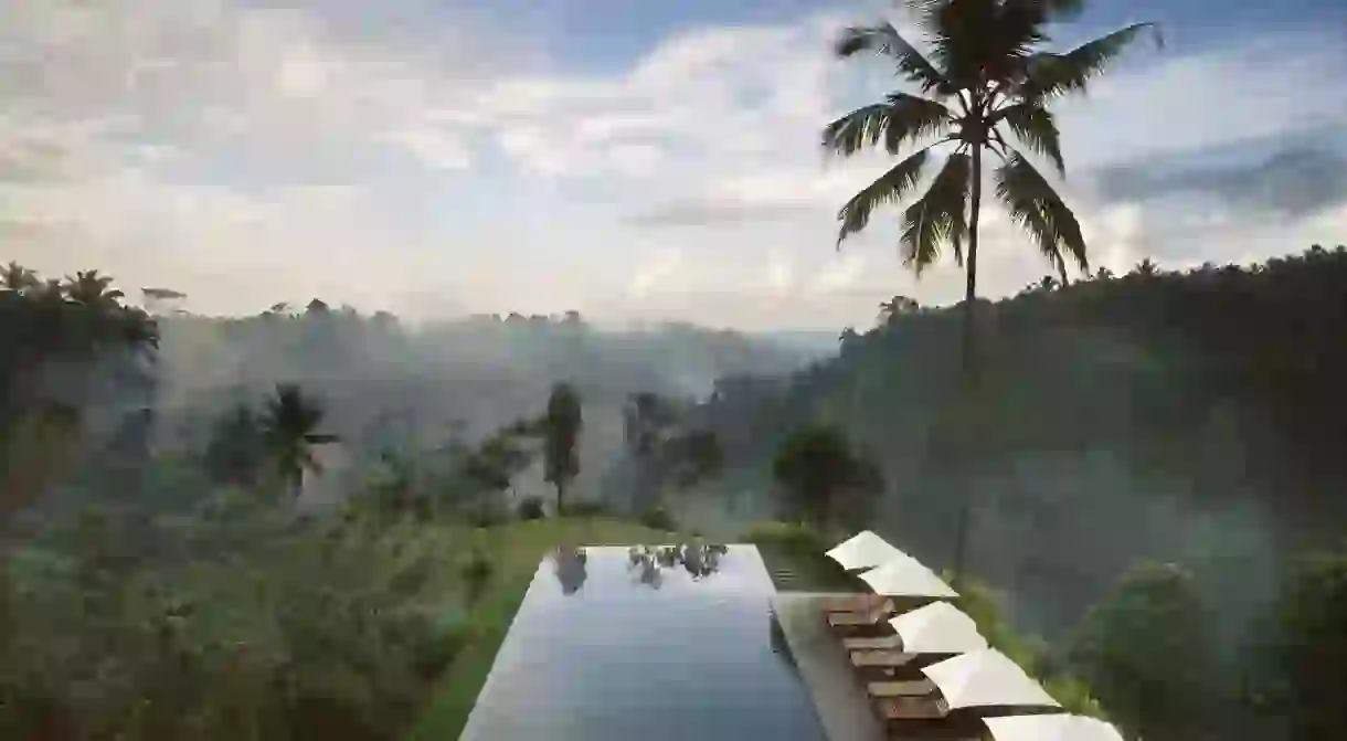 The Pool at the Alila Hotel in Ubud, Indonesia, will wow you with spectacular views of the surrounding greenery