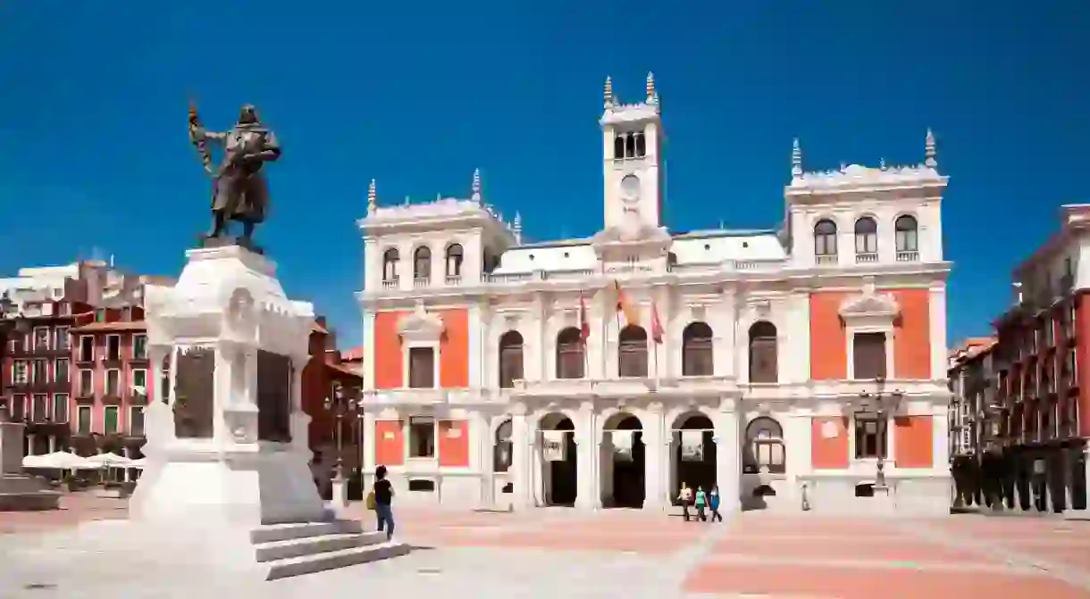 Before settling in your hotel for the night, make sure to stroll by the impressive Plaza Mayor in Valladolid, Spain