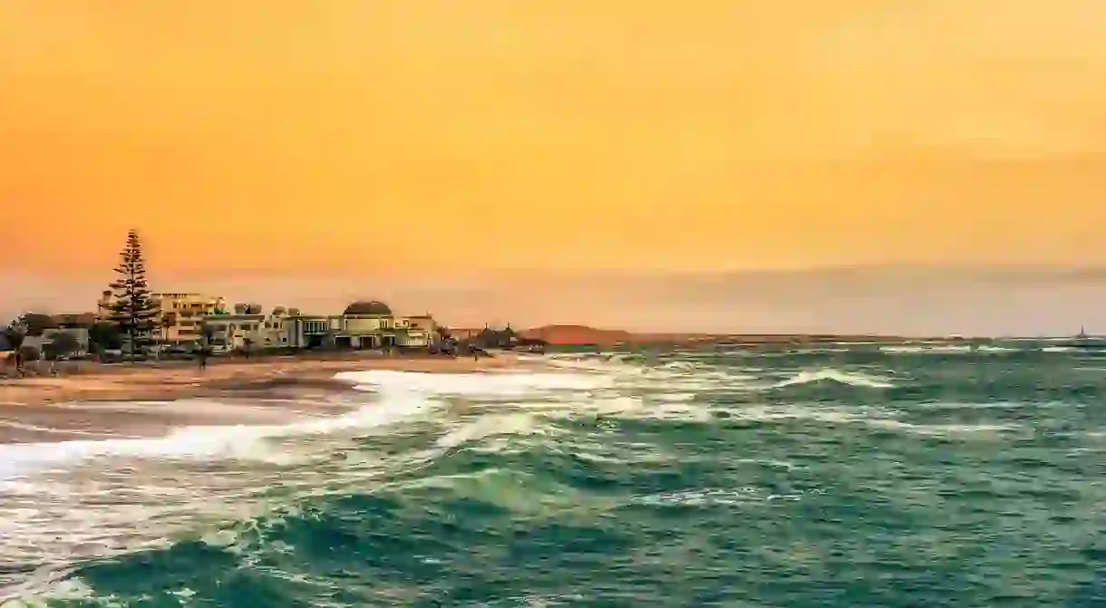 Swakopmund is sandwiched between the Atlantic and the Namib Desert