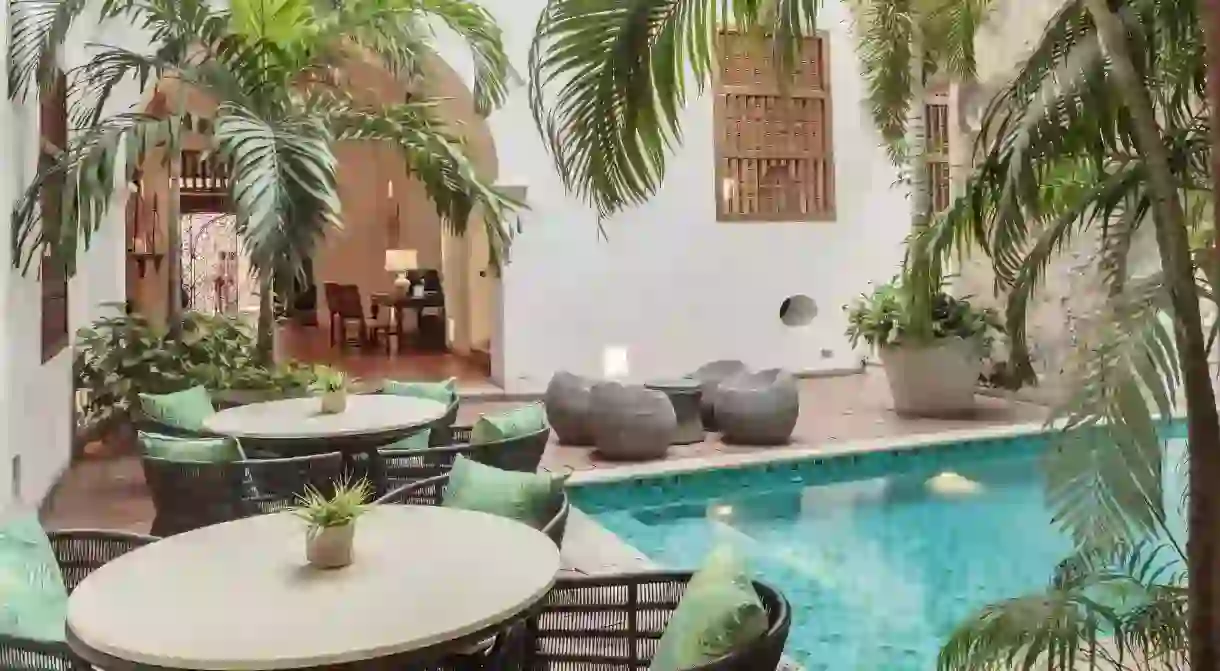 Casa San Agustin is one of the best places to stay in Cartagena for a relaxing trip