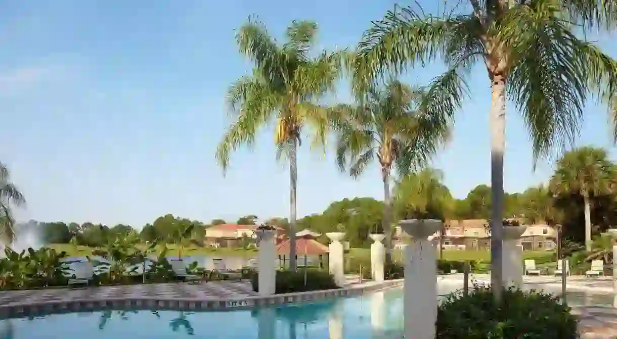 Relax poolside at CLC Encantada Resort on your next trip to Kissimmee