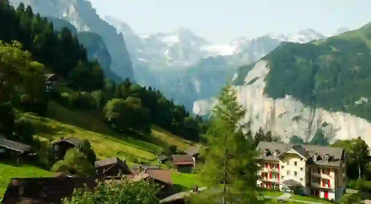 Lauterbrunnen Valley from Wengen