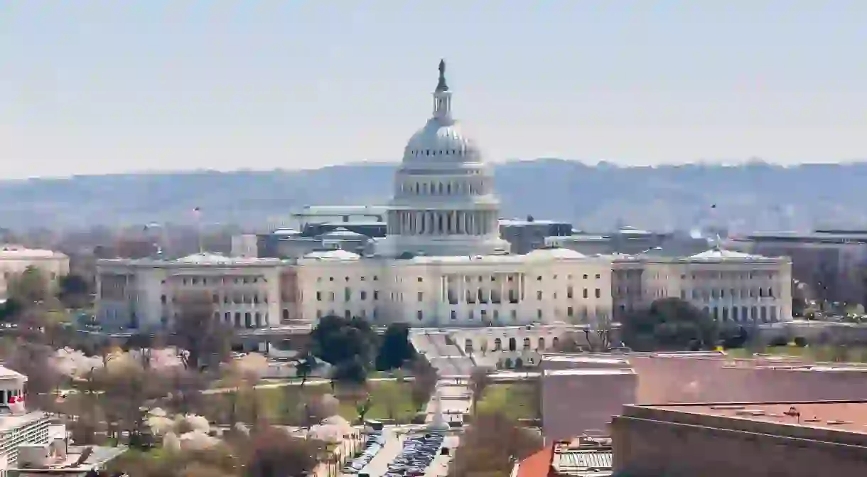 Capitol Building is one of the most popular landmarks in Washington D.C.