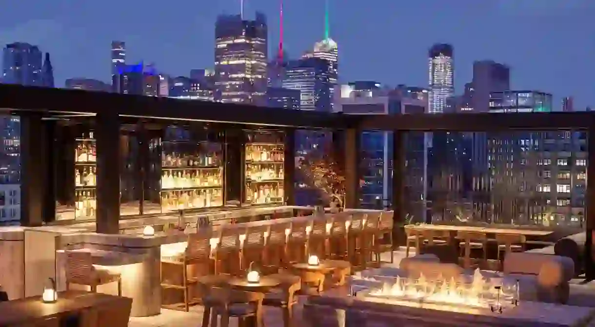 Many of the hotels in and around Hudson Yards have rooftop spaces with sweeping views