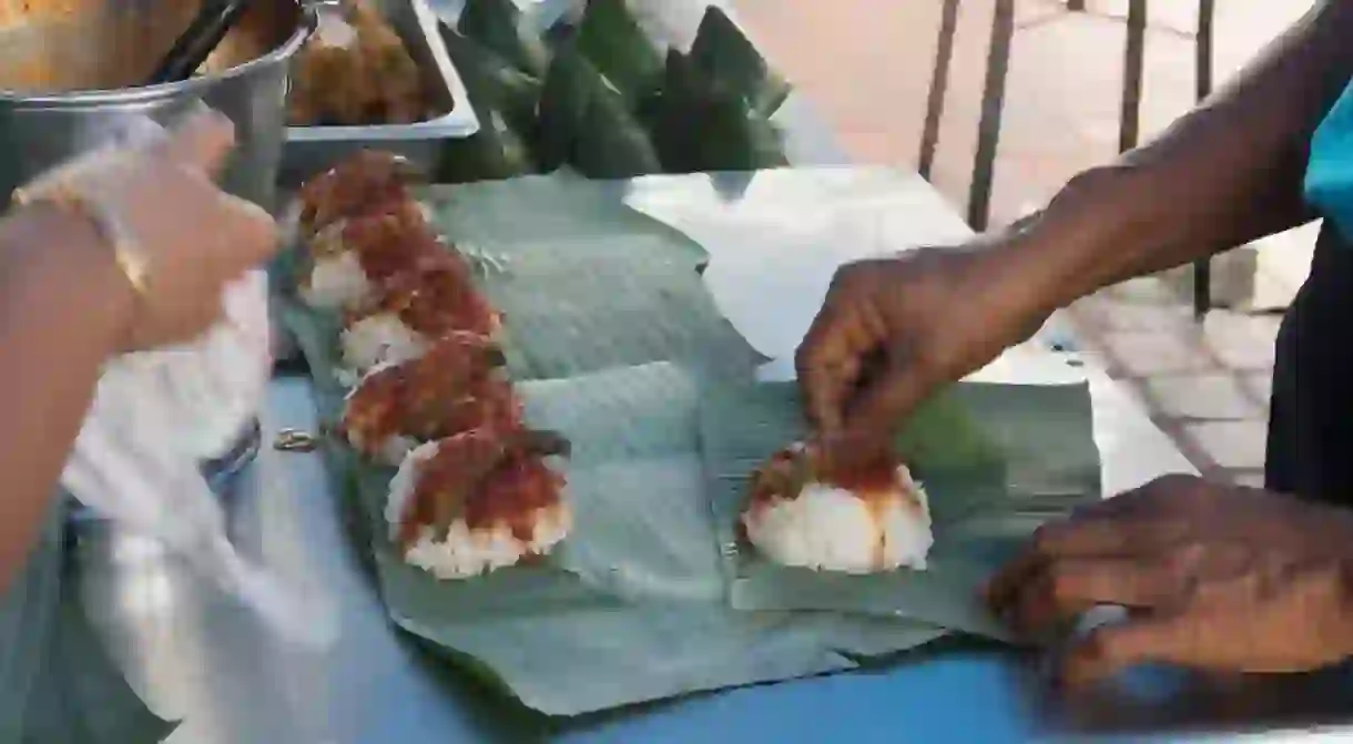 Traditional nasi lemak makers in Penang, Malaysia